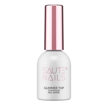 SAUTE NAILS Top hybrydowy GLIMMER TOP No Wipe - 8ml