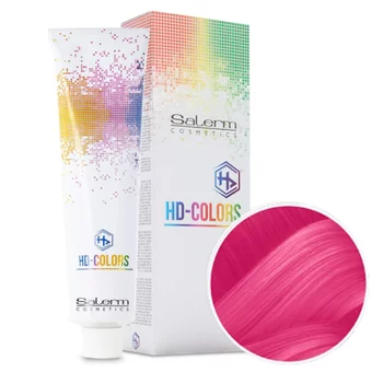 SALERM Farba do włosów półtrwała bez amoniaku Fluorine HD - COLORS Candy Pink - 150ml