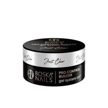 BOSKA NAILS Żel budujący PRO CONTROL BUILDER - Just Clear - 30ml - ŚREDNI