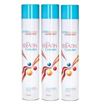 ZESTAW Lakier do włosów KERATIN Complex CE CE - 3x750ml