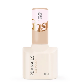 PB NAILS Baza hybrydowa STRONG MILKY - 8ml