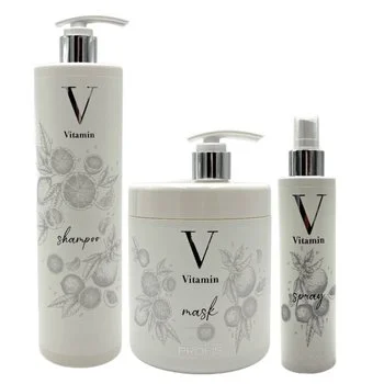 PROFIS Zestaw do włosów Szampon + Maska + Spray VITAMIN 2x1000ml + 200ml