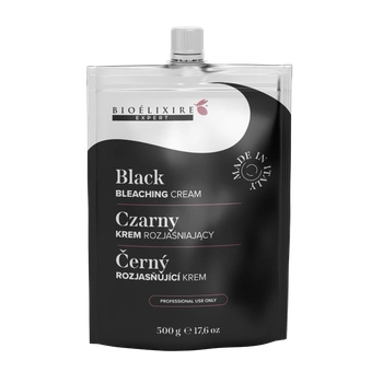 BIOELIXIRE EXPERT Rozjaśniacz do włosów w kremie Czarny BLACK  - 500g