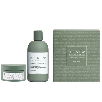RE-NEW Zestaw do pielęgnacji i stylizacji włosów DUO BOX MOLDING CLAY - 300ml+100ml