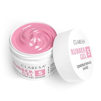 CLARESA Żel budujący do paznokci RUBBER GEL 5 - 90g