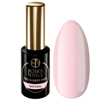 BOSKA NAILS Baza kauczukowa RUBBER BASE PRO - NATURAL - 10ml