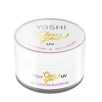 YOSHI Żel budujący do paznokci Clear PRO Self Leveling - 15ml - MAŁY