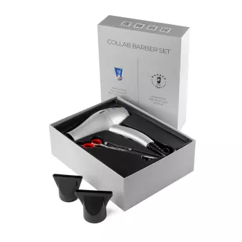 FOX Zestaw fryzjerski Suszarka do włosów + Nożyczki do strzyżenia 7" COLLAB BARBER SET - No. 1509583