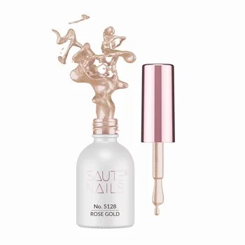 SAUTE NAILS Lakier Hybrydowy S128 ROSE GOLD - 8ml