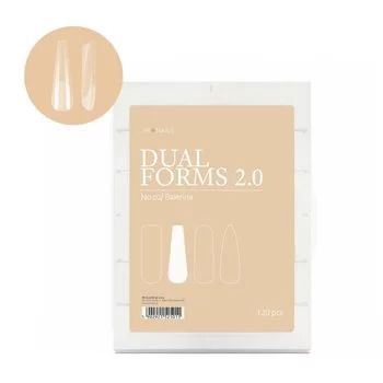PB NAILS Górne formy do przedłużania paznokci Dual formy 2.0 No.02 - BALERINA