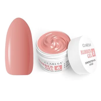 CLARESA Żel budujący do paznokci RUBBER GEL 6 - 12g - MAŁY