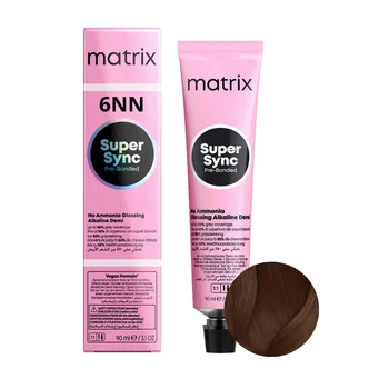 MATRIX Toner do włosów SUPER SYNC 6NN - Ciemny Blond Naturalny Wzmocniony - 90ml