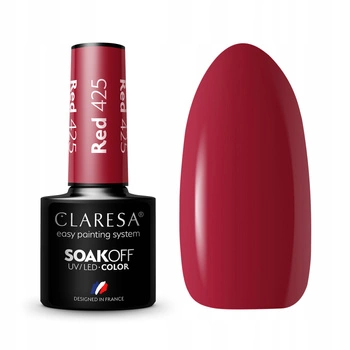 CLARESA Lakier hybrydowy RED 425 - 5g