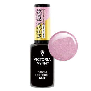 VICTORIA VYNN Baza hybrydowa MEGA BASE Shimmer Pink - 8ml