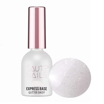 SAUTE NAILS Baza hybrydowa do paznokci Express GLITTER DAISY BASE - 8ml