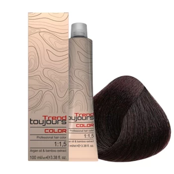 TREND TOUJOURS Farba do włosów - Mohogany Brąz/Mahoniowy Brąz - 4.5 - 100ml