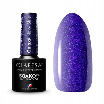 CLARESA Lakier hybrydowy GALAXY NAVY BLUE - 5g