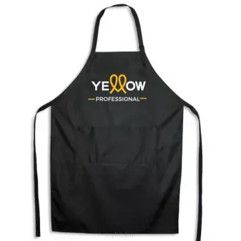 YELLOW Fartuch fryzjerski uniwersalny Czarny - 1 sztuka