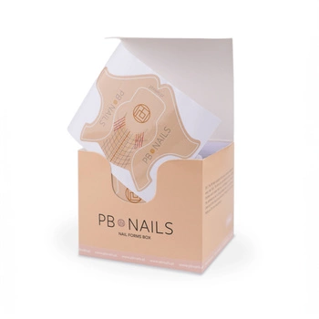 PB NAILS Formy do przedłużania paznokci NAIL FORMS BOX - 300 sztuk