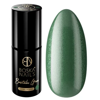 BOSKA NAILS Lakier hybrydowy BMetalic Green No 400 - 6ml