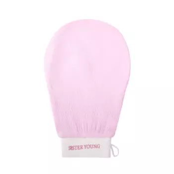 SISTER YOUNG Rękawica złuszczająca do ciała NOVA - PINK/RÓŻOWA
