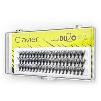 CLAVIER Kępki rzęs DU2O Double Volume - 12mm