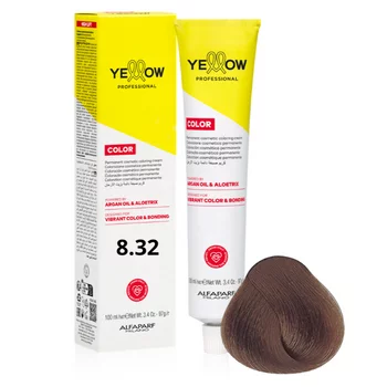 ALFAPARF YELLOW Farba do włosów 8.32 - Jasny złoty fioletowy blond - 100ml