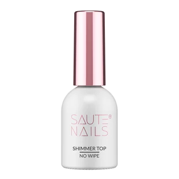SAUTE NAILS Top hybrydowy SHIMMER TOP No Wipe - 8ml