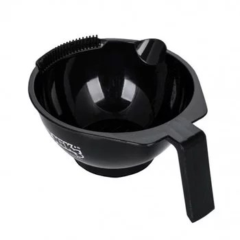 PONIK'S Miseczka do mieszania farb z grzebykiem Czarna 450ml