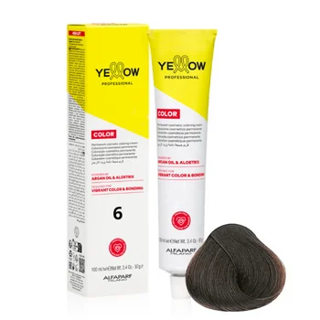 ALFAPARF YELLOW Farba do włosów 6 - Ciemny naturalny blond - 100ml