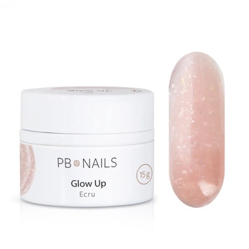 PB NAILS Żel budujący do paznokci Glow Up - Ecru - 50g