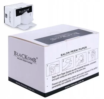 BLACKOMB Papierki do trwałej ondulacji - 1000 sztuk