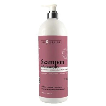 BIOELIXIRE Szampon do włosów farbowanych ZAKWASZAJĄCY - 1000ml
