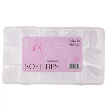 SAUTE NAILS Tipsy do paznokci Soft Tips OVAL - 360 sztuk