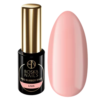 BOSKA NAILS Baza kauczukowa RUBBER BASE PRO - LIVIA - 6ml