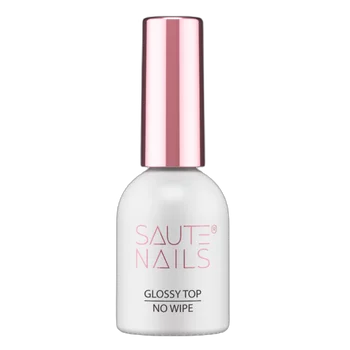 SAUTE NAILS Top Hybrydowy GLOSSY TOP No Wipe - 8ml
