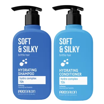 CHANTAL Zestaw Szampon Odżywka nawilżenie SOFT & SILKY - 2x375ml